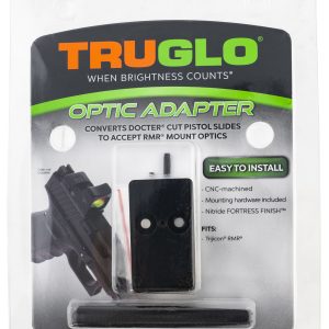 TruGlo TG-TG8952C Red Dot Sight Adapter RMR Mount Aluminum Nitride Fortress Trijicon