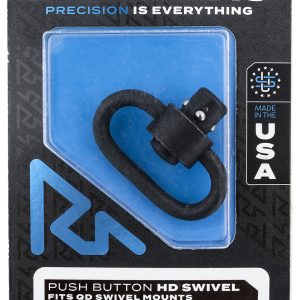 Rival Arms RA-RA92S1B HD Swivel Black Manganese Phosphate Steel with 1.25" Loop & Push Button