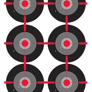 Birchwood Casey 35703 Dirty Bird Bullseye Tagboard Target 12" x 18" 100 Per Pkg