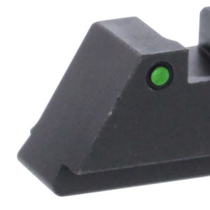 AmeriGlo GL152 Optic Compatible Sight Set for Glock XL Tall Green Tritium White Outline Front Sight-Green Tritium Black Outline Rear Sight