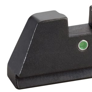 AmeriGlo GL191 Optic Compatible Sight Set for Glock XL Tall Green Tritium White Outline Front Sight-Green Tritium Rear Sight