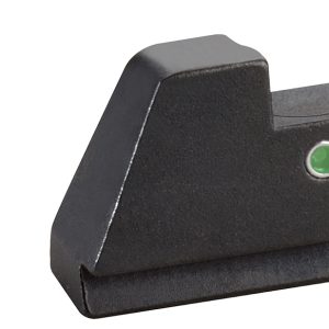 AmeriGlo GL391 Optic Compatible Sight Set for Glock XL Tall Green Tritium LumiGreen Outline Front Sight-Green Tritium Rear Sight
