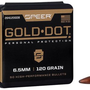 Speer 264120GDB Gold Dot 264Cal 120gr Bonded Soft Point 50 Per Box/20 Case