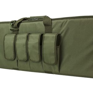 NcStar CVCP2960G36 2960 Carbine Case 36" OD Green Carbine w* Heavy Duty Locking Zipper