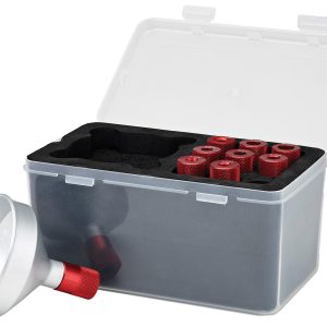 Hornady 586059 Premium Powder Funnel Kit Gray Multi Caliber Aluminum