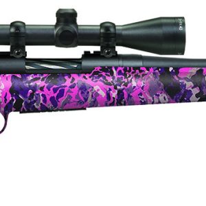 Mossberg 28143 Patriot Super Bantam 6.5 Creedmoor 5+1 20" Matte Blued Fluted Barrel Matte Blued Steel Muddy Girl Wild Right Hand