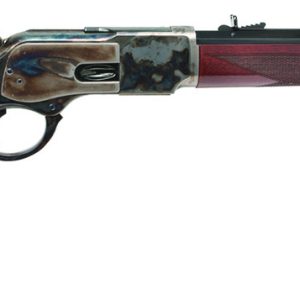 Cimarron CA206 1873 Short Deluxe Full Size 44 Special 10+1, 20" Blued Octagon Steel Barrel, Color Case Hardened Steel Receiver, Walnut Fixed Pistol Grip Stock, Right Hand