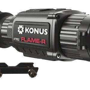 Konus 7952 Flame-R Thermal Rifle Scope Hand Held/Mountable Scope Black 2.5-20x Multi Reticle 256x192 Resolution Zoom Digital 1x/2x/4x/8x
