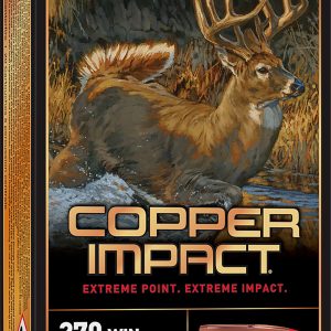 Winchester Ammo X270CLF Copper Impact 270Win 130gr Copper Extreme Point Lead Free 20 Per Box/10 Case