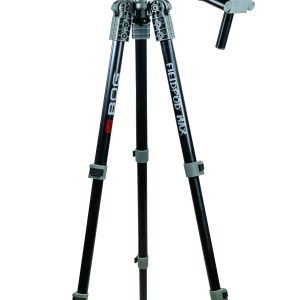 Bog-Pod 1100473 Fieldpod Max Tripod with Black Finish, Spike Feet, Carry Strap, Bubble Level, Independent Leg Adjustment & 20-48" Vertical Adjustment