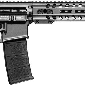 Patriot Ordnance Factory 01649 Minuteman Direct Impingement *CA Compliant 5.56x45mm NATO 16.50" 10+1 Tungsten Rec/14.5" M-Lok Handguard Black Nitride Barrel Black Polymer 6 Position MFT Stock & Grip
