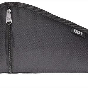 Bulldog BDT619B Deluxe Pistol Case With Pocket & Sleeve, Black Water-Resistant Outer Shell, Impact-Resistant Padding, Heat-Resistant Quilted Lining 9"L x 6" H