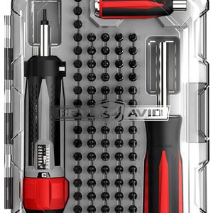 Real Avid AVSTDMS Smart-Torq & Driver Master Set Black Oxide Universal Firearm 83 Pieces