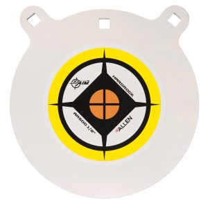 EZ-Aim 15600 Hardrock 10" AR500 Steel Gong Shooting Target .50" Thickness White / Yellow / Black