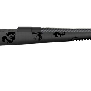 Fierce Firearms FCTRG65CM20BBO CT Rage 6.5 Creedmoor Caliber with 4+1 Capacity, 20" Carbon Fiber Barrel, Black Cerakote Metal Finish & Blackout Camo Fixed Fierce Tech C3 Stock, Right Hand (Full Size)