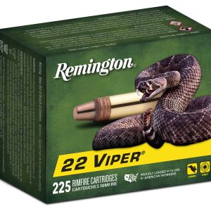Remington Ammunition 21239 Viper 22LR 36gr Truncated Cone Solid 225 Per Box/10 Case