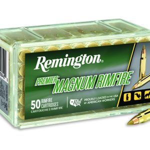 Remington Ammunition 20023 Magnum Rimfire 17HMR 17gr Jacketed Hollow Point 50 Per Box/40 Case