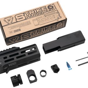 Strike Industries CEVO-HG-6-BK Strike 6" M-Lok Black Aluminum with Faux Suppressor for CZ Scorpion EVO (7.72" Barrel Length)