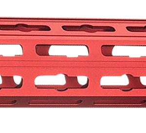 Strike Industries GRIDLOK-LITE-17-RED GridLok Lite with Quick Rail Detach System 17"L 1.57"D M-LOK Red Aluminum for AR-15