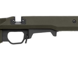 Magpul MAG1199-ODG Pro 700 Lite SA OD Green Adjustable Synthetic Stock with Aluminum Chassis & Interchangeable Grips for Remington 700 Short Action Ambidextrous
