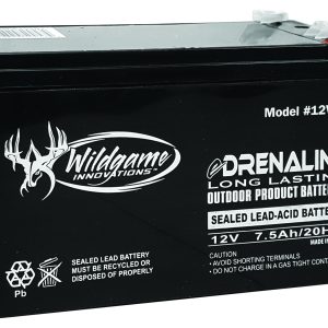 Wildgame Innovations WGIWGIBT0011 Edrenaline Rechargeable Battery Black 12.0 Volts