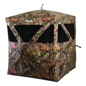 Ameristep AMSAMEBL3031 Care Taker Run & Gun Hub-Style Mossy Oak Break-Up Country 300 Durashell Plus