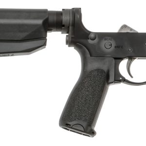 BCM LRGSTKMOD0BLK BCM Lower MOD 0 Multi-Caliber 7075-T6 Aluminum Black Synthetic Pistol Grip & Stock for AR-Platform