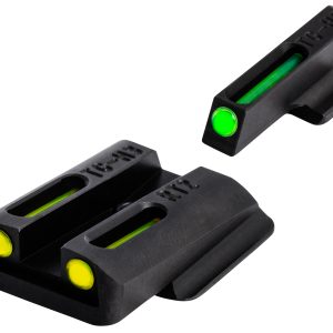 TruGlo TGTG131RT2Y TFO Green/Tritium/Fiber Optic Front Sight-Yellow/Tritium/Fiber Optic Rear Sight Ruger LC9/9S/380