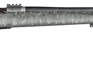 Christensen Arms CA10269815323 Summit TI Full Size 28 Nosler 3+1, 26" Natural Titanium Steel Threaded Barrel, Natural Titanium Aluminum Receiver, Green w/Black/Tan Webbing Fixed Thumbhole Stock