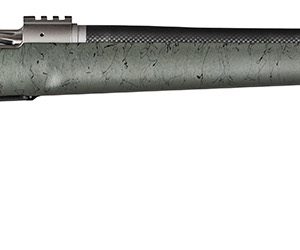 Christensen Arms CA10269315322 Summit TI Full Size 7mm Rem Mag 3+1, 26" Natural Titanium Steel Threaded Barrel, Natural Titanium Aluminum Receiver, Green w/Black Webbing Fixed Thumbhole Stock