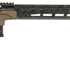 Christensen Arms 8010302000 Modern Precision  6mm Creedmoor 24" Threaded Carbon Fiber Barrel 5+1, Black Nitride Finish, Desert Brown Anodized Folding Stock, Polymer Grip