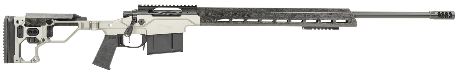 Christensen Arms 8010307400 Modern Precision 308 Win 16" Threaded Carbon Fiber Barrel 5+1, Black Nitride Finish, Tungsten Anodized Folding Stock, Polymer Grip