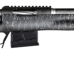 Christensen Arms CA10271488481 BA Tactical Long Range 308 Win 4+1 16" Carbon Fiber Barrel, Black Nitride Finish, Black with Gray Webbing Stock