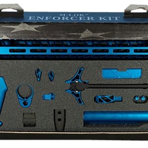 Timber Creek Outdoors TCOEKB Enforcer Complete Build Kit Blue Anodized for AR-15