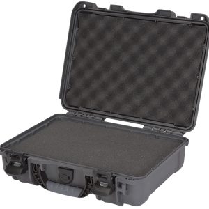 Nanuk 9101007 910 Waterproof Graphite Resin w/ Foam Padding&Airline Approved