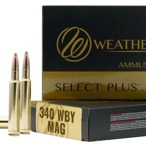 Weatherby H340225IL Select Plus 340WthbyMag 225gr Hornady Interlock 20 Per Box/10 Case