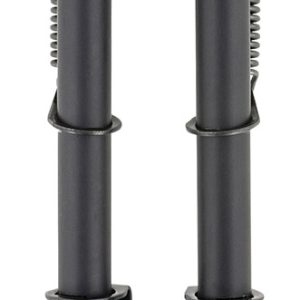 Harris Bipods S-25CP Swivel 25C Picatinny, 13.50-27", Black Steel/Aluminum, Rubber Feet