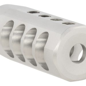 Christensen Arms 8100001701 Side-Baffle Natural Titanium, 5/8"-24 tpi Threads, 30 Cal (.920" D Bull barrel)