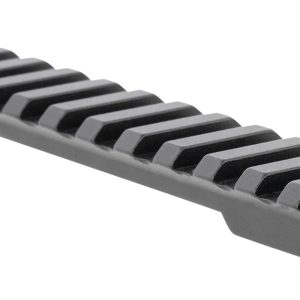 Talley PLM258779 Fierce Rivalry Picatinny Rail  Black Anodized Long Action 20 MOA