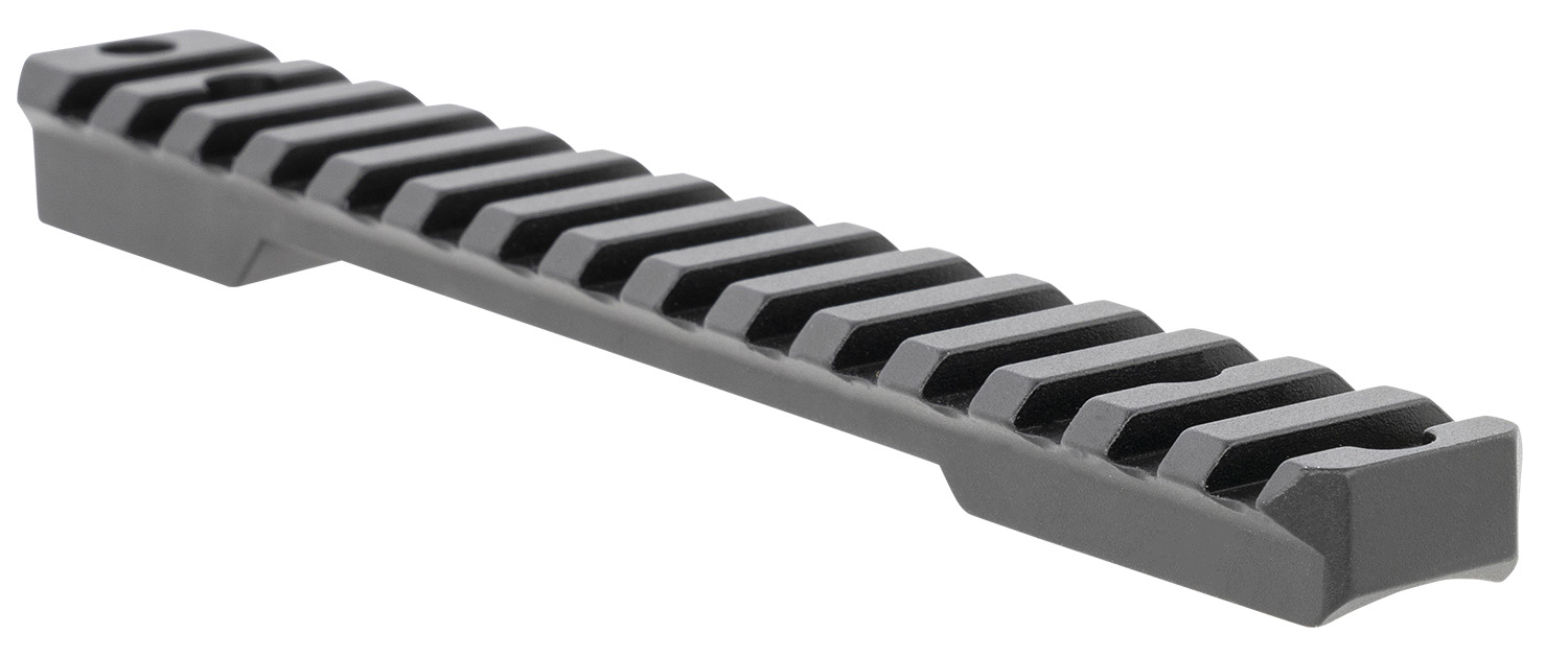 Talley PLM258779 Fierce Rivalry Picatinny Rail Black Anodized Long Action 20 MOA