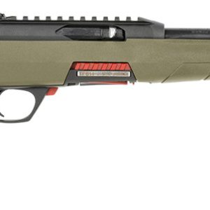 Winchester Repeating Arms 521140102 Wildcat 22 LR 10+1 18", Matte Black Barrel/Rec, Skeletonized OD Green Stock, Ghost Ring Sight, Suppressor Ready