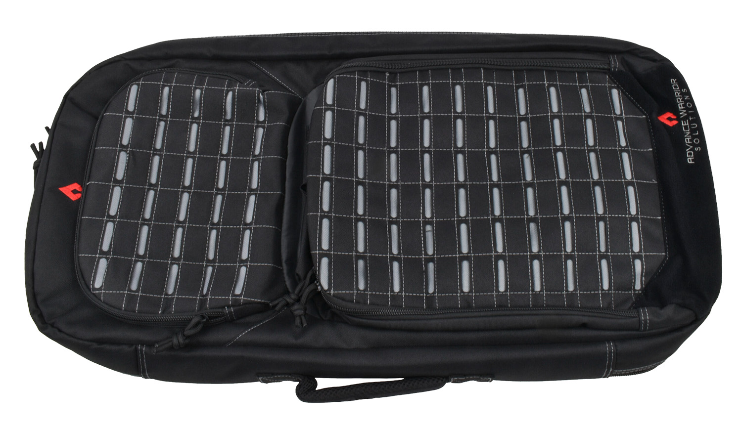 Advance Warrior Solutions FR28RBPBL/GR Frame 28" L Backpack with Side Handle, Black Polyester for Tactical Rifle, Molle Front