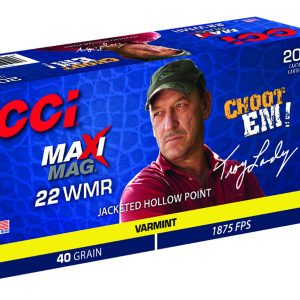 CCI 958 Maxi-Mag Varmint 22WMR 40gr Jacketed Hollow Point 200 Per Box/10 Case
