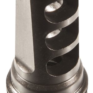 SilencerCo AC857 ASR Muzzle Brake Black Steel with 5/8"-24 tpi Threads for 338 Cal