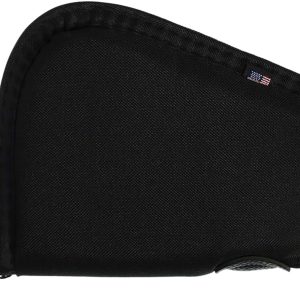 Allen 748 Locking Handgun Case Black Endura, YKK Zippers & Foam Padding Includes 2 Keys 8" L