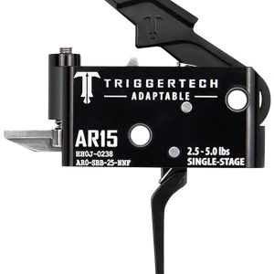 TriggerTech AR0SBB25NNF Adaptable Flat Single-Stage 2.5-5.0 lbs Adjustable for AR-15