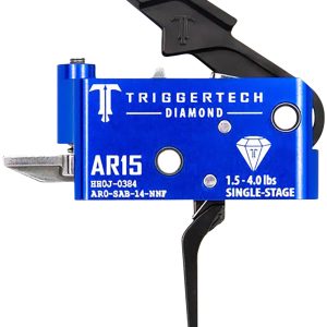 TriggerTech AR0SAB14NNF Diamond Flat Single-Stage 1.5-4.0 lbs Adjustable for AR-15