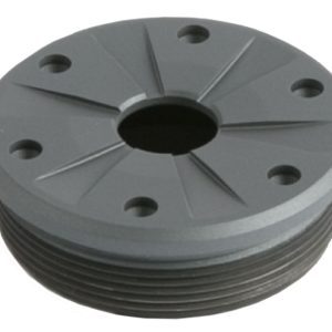 SilencerCo AC1341 Bravo Front Cap AC1341 5.56x45mm NATO Stainless Steel Gray