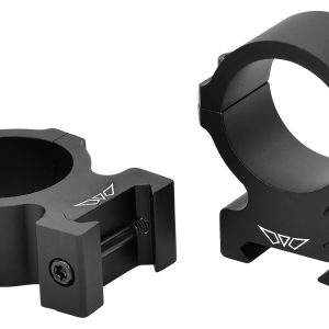 Warne V615M Horizontal Rings Vapor Matte Black 30mm High 0 MOA