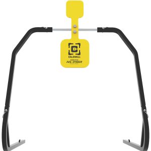 Caldwell 1196226 Daul Spinner Yellow AR500 Steel 3/8" Thick Standing Target Includes 5" & 8" Plates